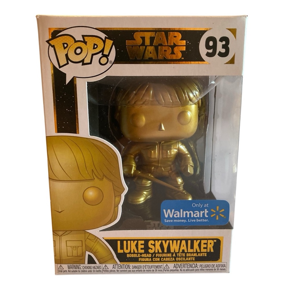 Funko Pop! Gold Luke Skywalker Figure